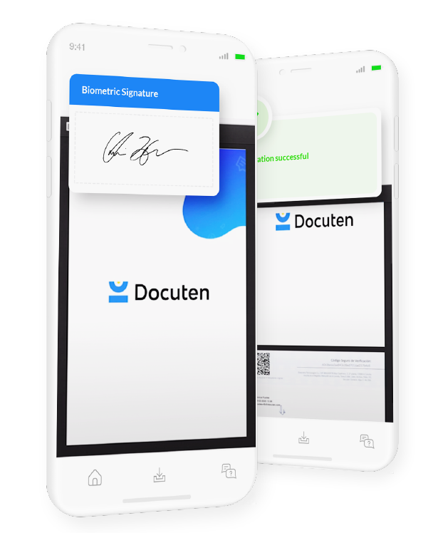 electronic signature on documents