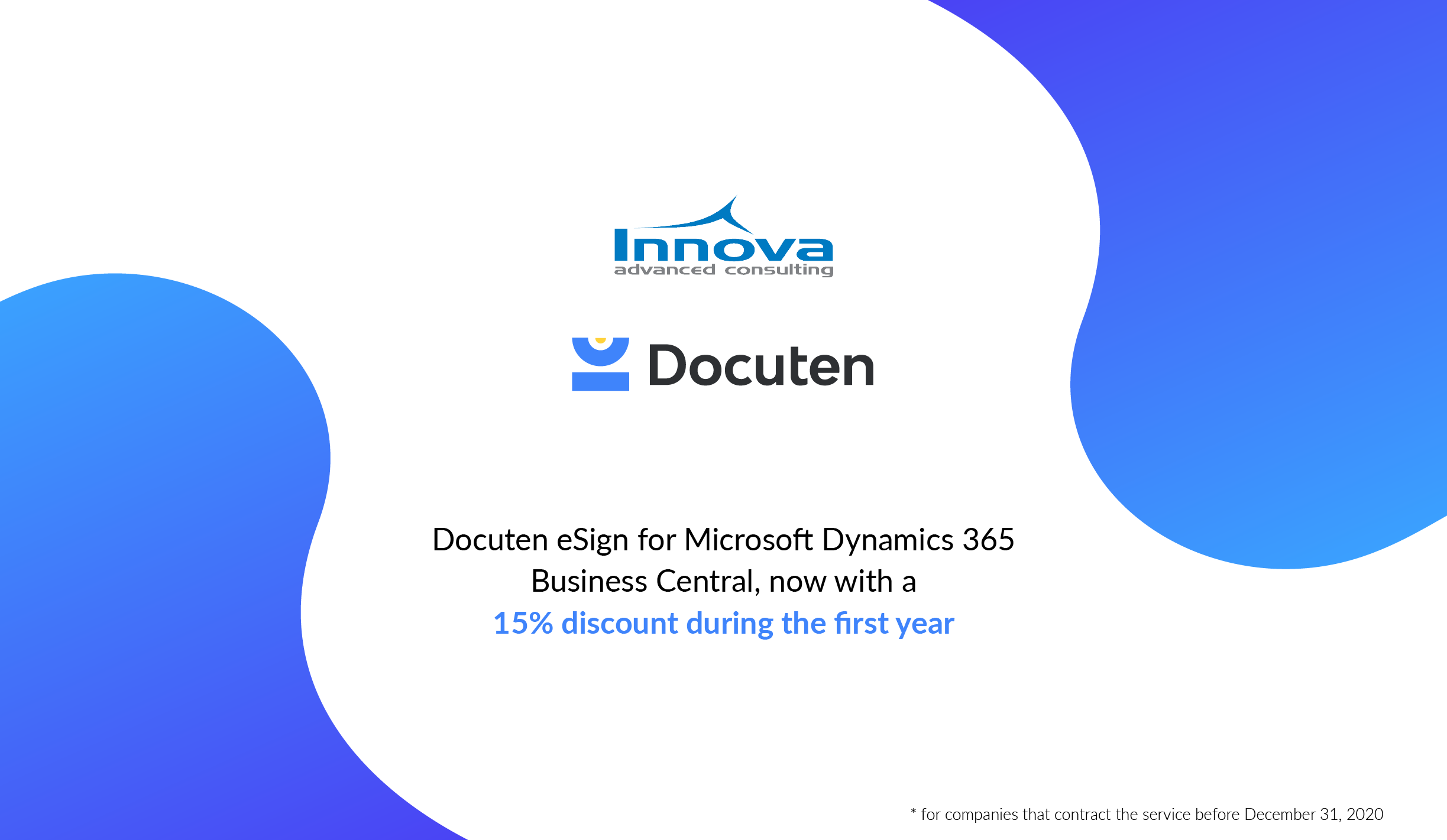 Docuten eSign promotion: 15% discount on digital signature